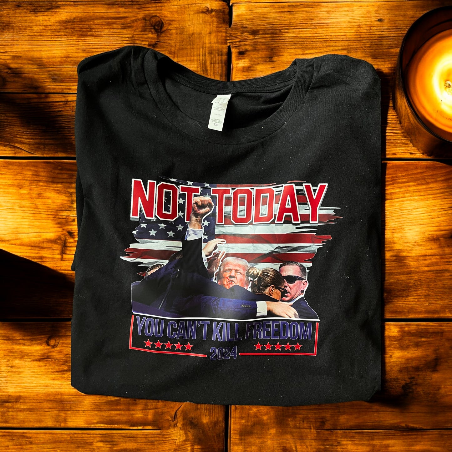 Political shirt not today