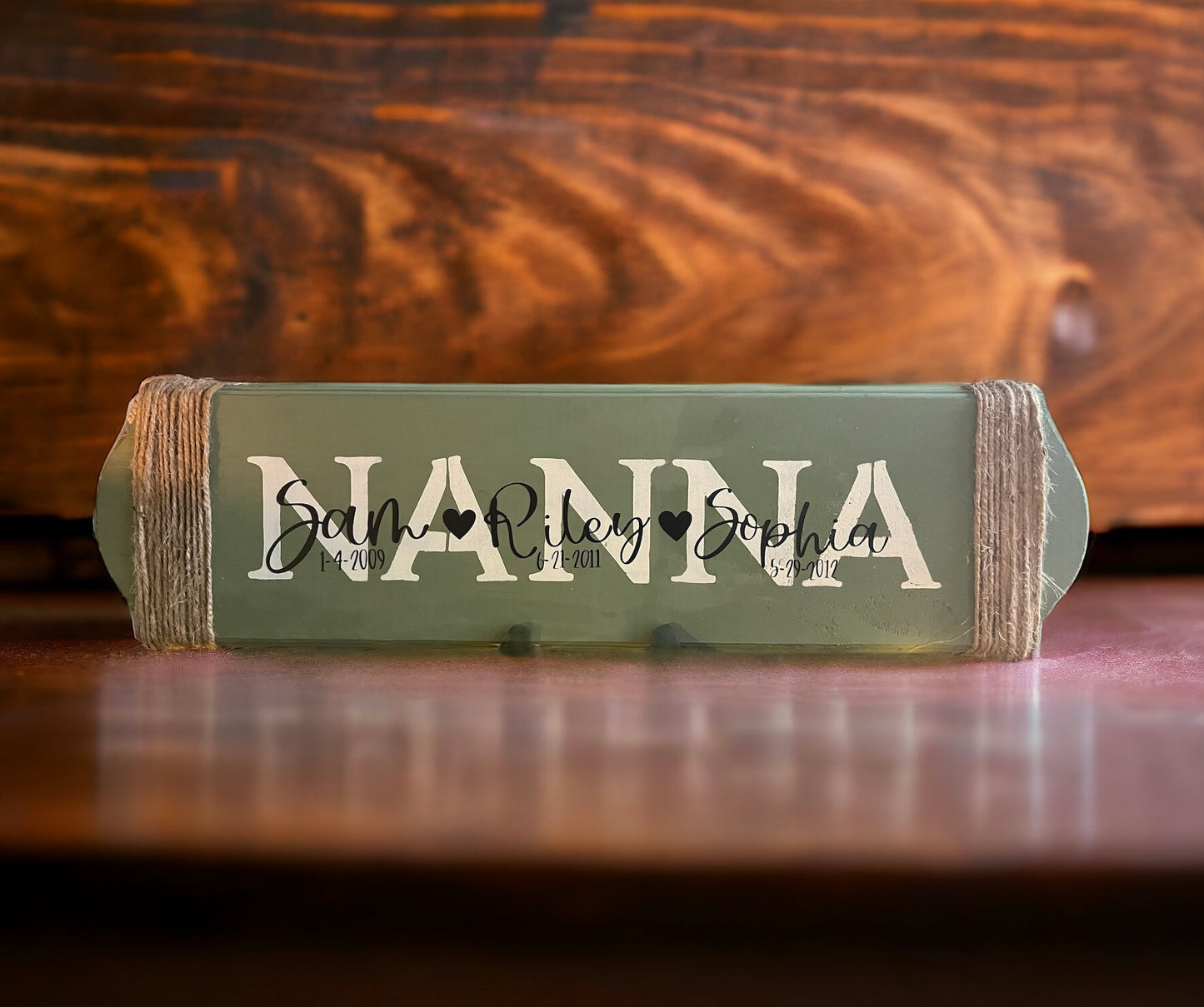 Custom wooden mom signs