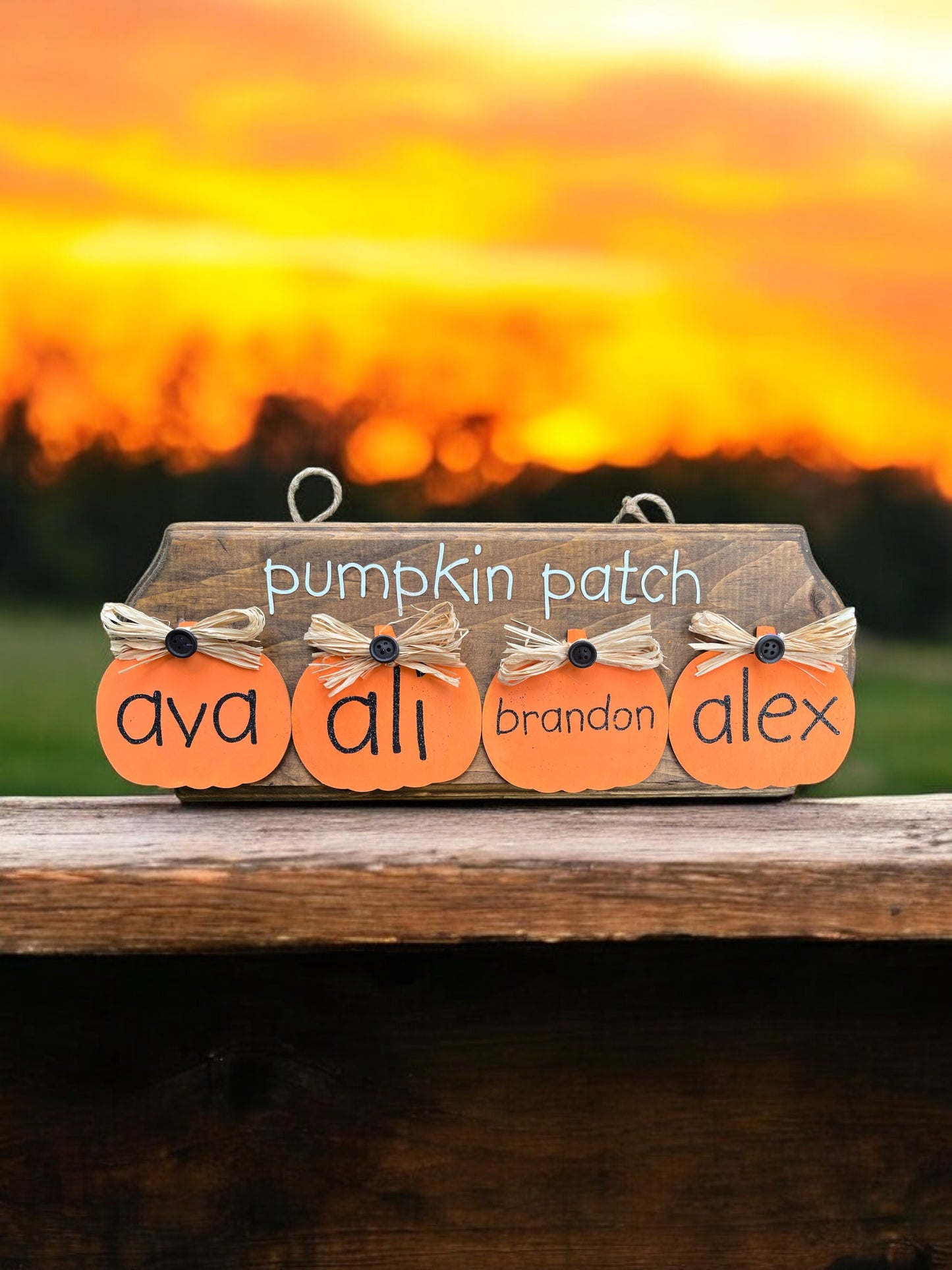 Custom pumpkin patch