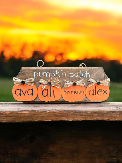 Custom pumpkin patch