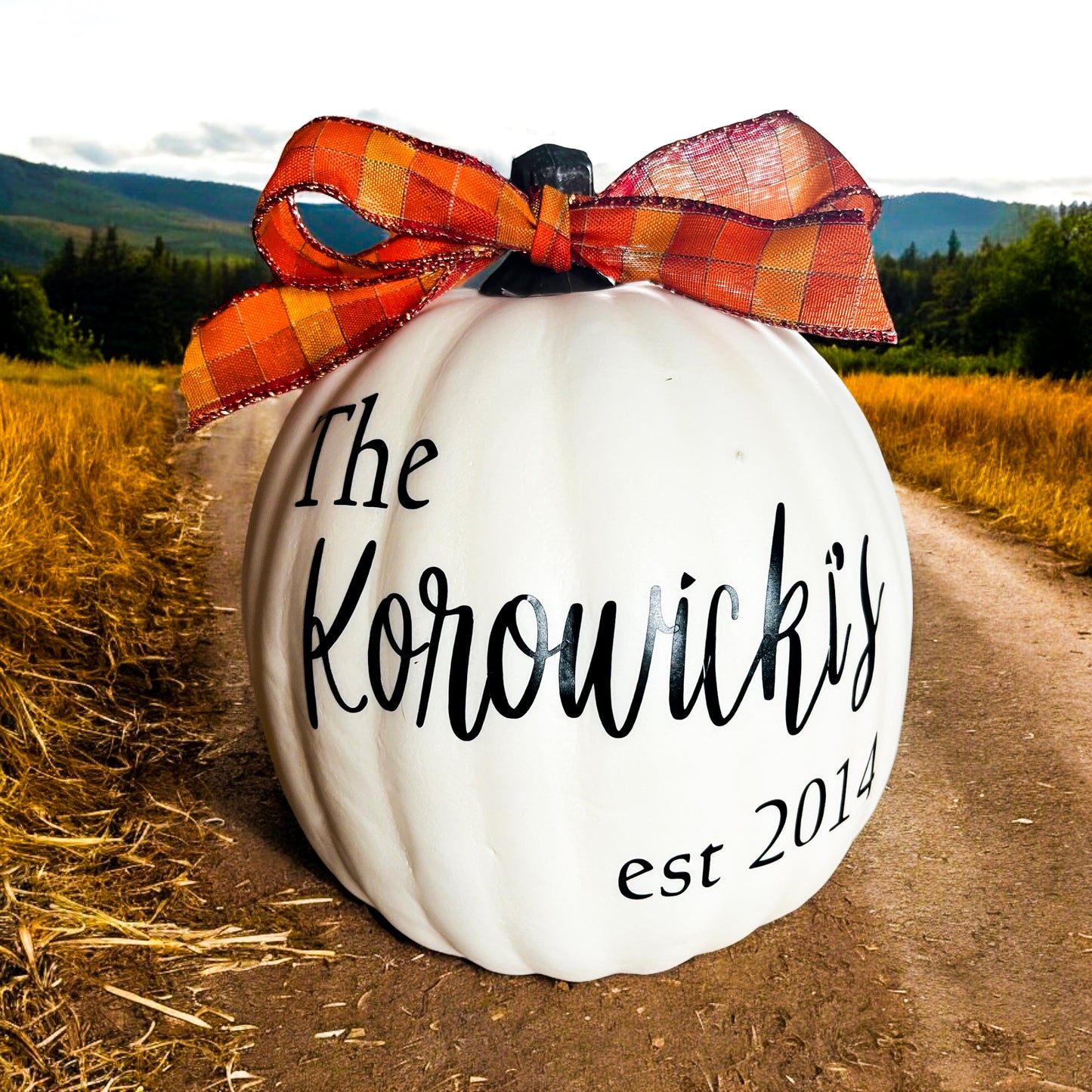 Personalized pumpkins