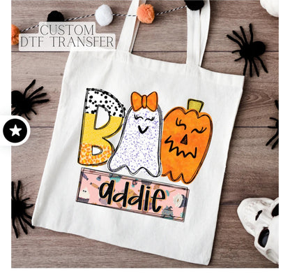 PRE ORDER for personalized Halloween treat bags