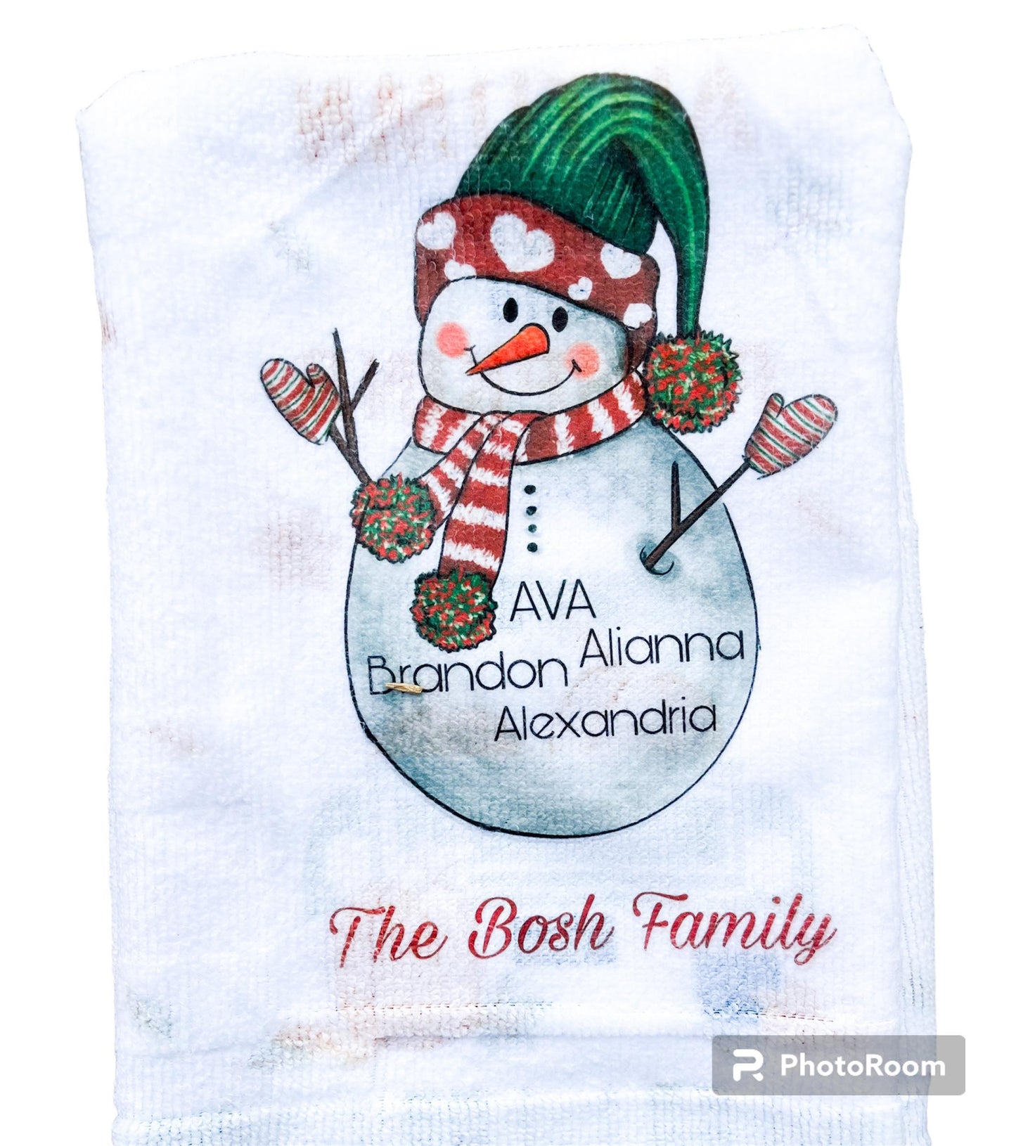 Personalized Tea Towel