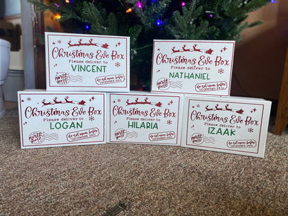 Christmas Eve box personalized